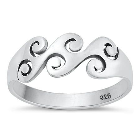 Wholesale Waves Ring .925 Sterling Silver Beach Band Jewelry Female Male Unisex Size 6 All our silver jewelry is crafted from .925 silver also commonly referred to as sterling silver. Sterling silver is the standard for beautiful high-quality silver jewelry and cannot be replicated by lower priced silver plated jewelry. It is 92.5% pure silver, mixed with alloys to add strength and durability to stand the test of time. Keep your fine jewelry shiny and elegant by storing it properly. Jewelry need Waves Ring, Tarnish Remover, Wave Ring, Female Male, Band Jewelry, Silver Plated Jewelry, Pure Silver, Plastic Bag, Women Rings