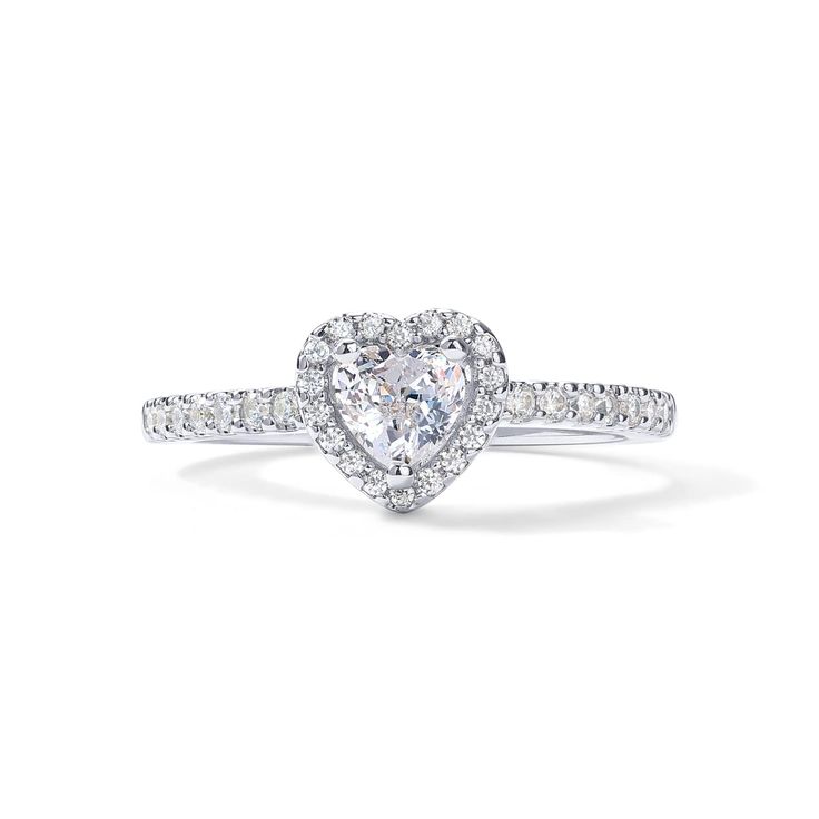 PRICES MAY VARY. This heart ring is crafted with the finest 8 Heart and 8 Arrows Cubic Zirconia with the heart stone measuring at 5x5mm This halo ring is plated in a thick layer of Rhodium for a brilliant, long lasting finish and to ensure it's hypoallergenic / nickel free. Perfect to give to that special someone, used as a promise ring, or stacked as a fashion ring ✦ 60-DAY GUARANTEE ✦ Your happiness is our number one priority. To ensure your complete satisfaction, we offer a hassle-free 60-Day Promise Ring Bands For Her, Promise Rings For Your Daughter, Promise Rings For Hi, Pretty Rings For Teens Cross, Womem Promise Rings, The Day I Get A Promise Ring, Promise Rings Under 50, Promise Rings For Her Simple Cheap, Heart Halo Ring