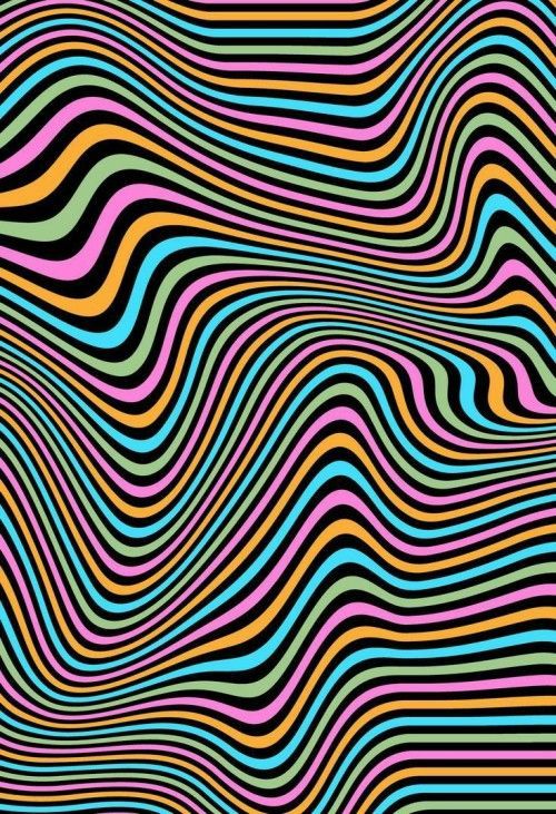 an abstract background with wavy lines in multi - colored colors, including black and white