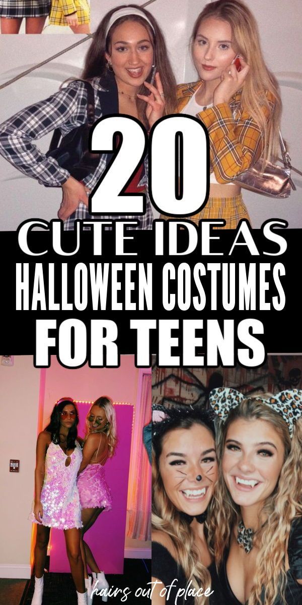 20 cute ideas for halloween costumes for teens that are easy to diy and cheap