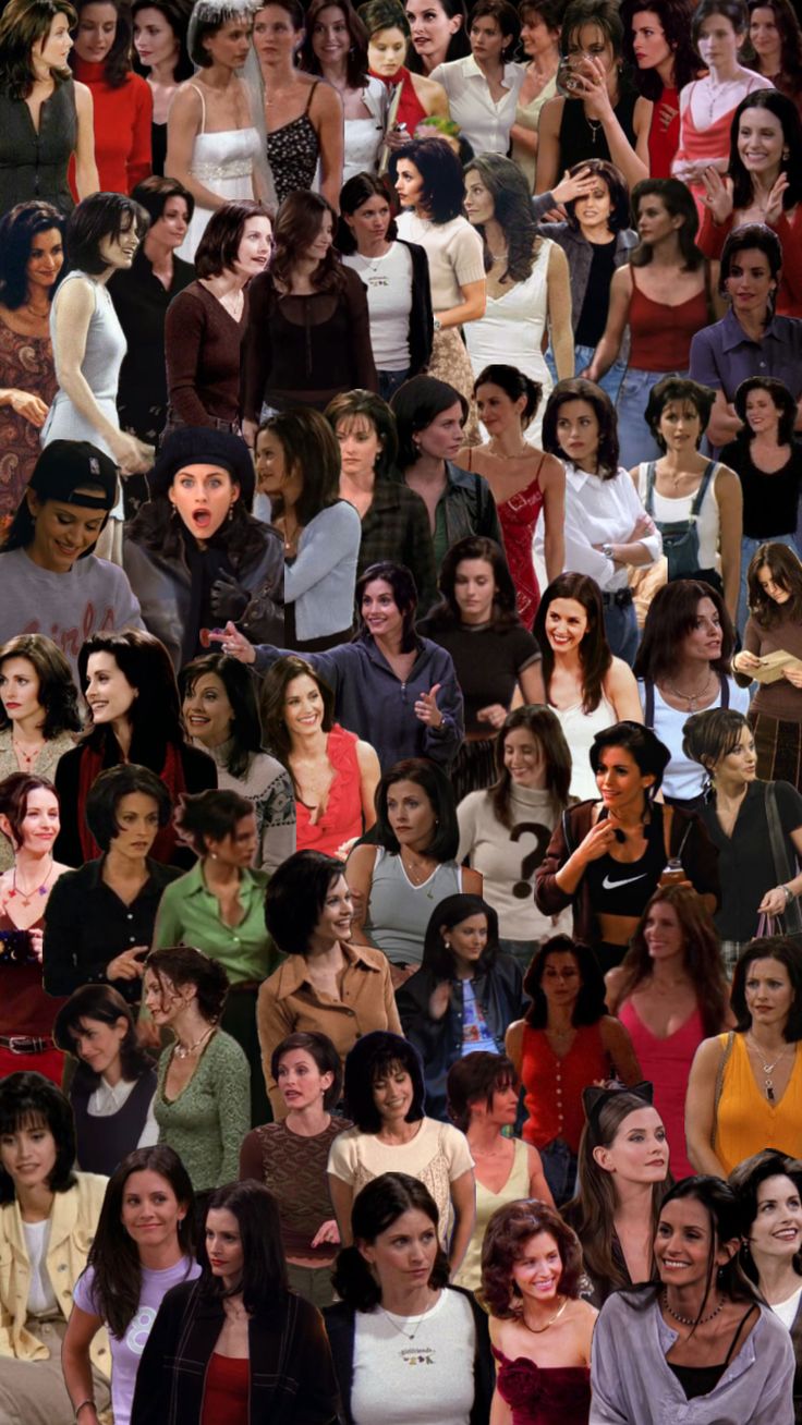 a collage of many different people in various poses