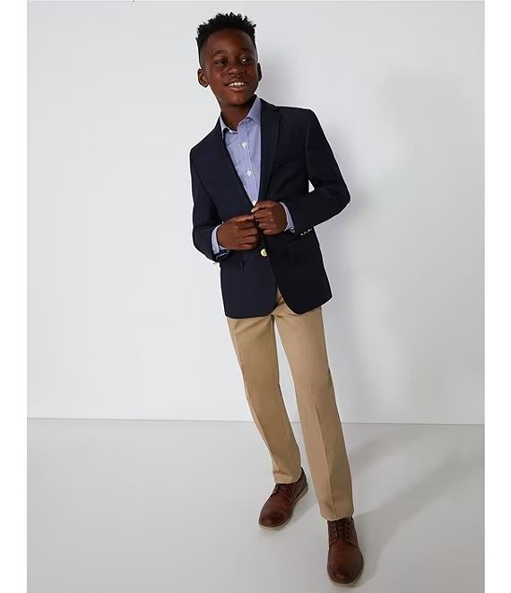 Class Club Big Boys 8-20 Gold Button Blazer | Dillard's Teen Boy Dressy Outfit, Professional Button-up Blazer For Business Casual, Professional Business Casual Button-up Blazer, Tailored Button-up Sport Coat For Business Casual, Casual Formal Blazer With Notch Lapel, Casual Business Blazer With Notched Lapel, Button-up Sport Coat For Business Casual, Casual Blazer With Notched Lapel For Business Casual, Casual Notched Blazer For Business Casual