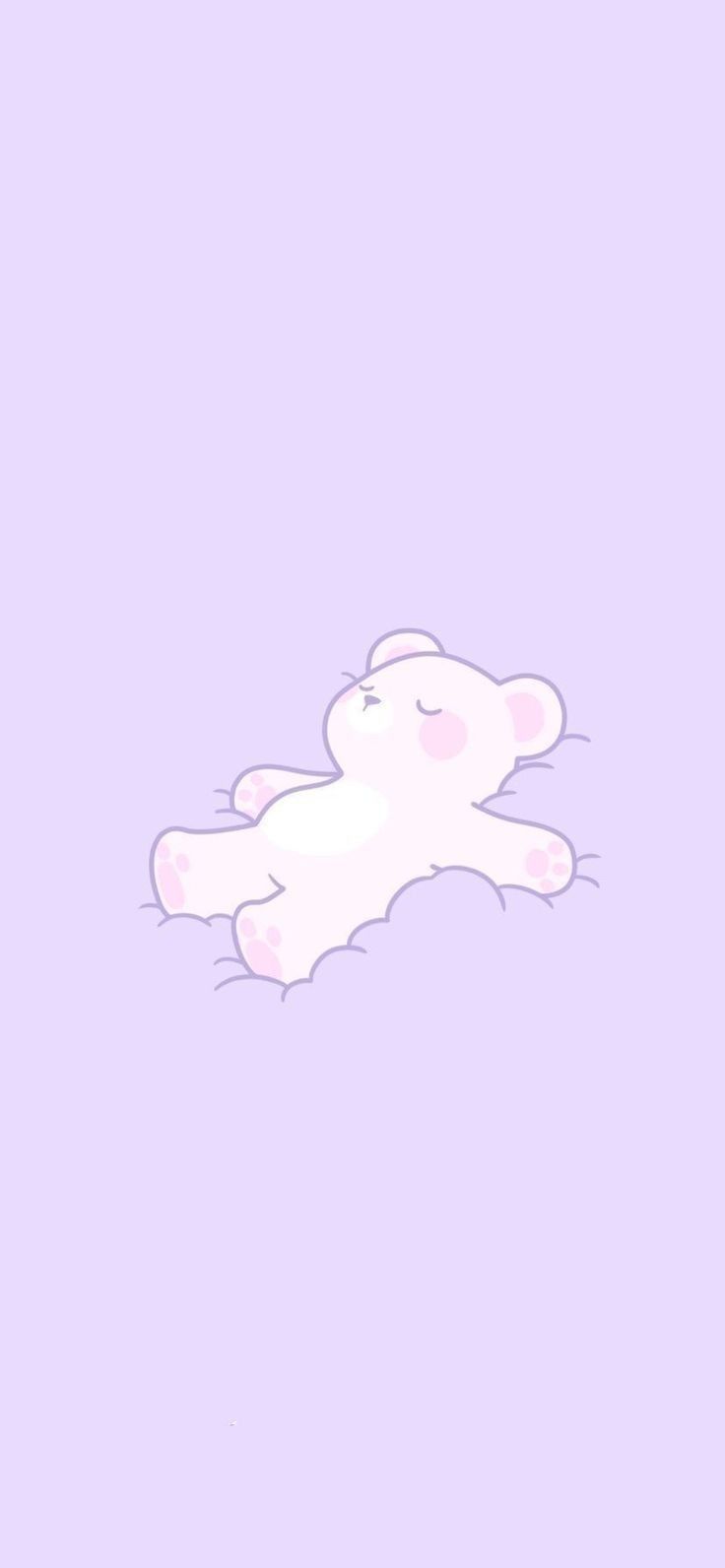 an animal laying on its back in the middle of a purple background with pink and white colors