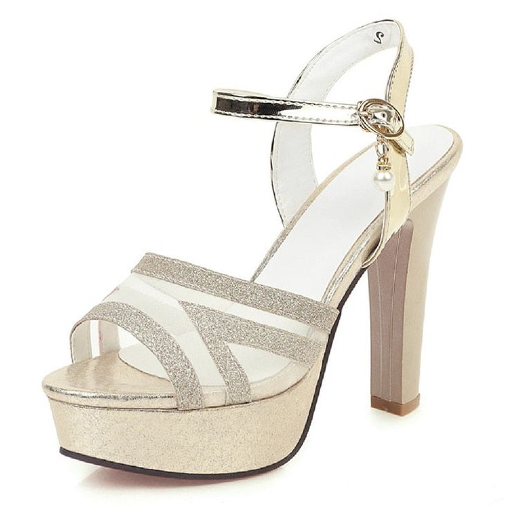 Brand Name: ZOGEERUpper Material: Sequined ClothOrigin: CN(Origin)Heel Height: Super High (8cm-up)With Platforms: YesPlatform Height: 3-5cmOccasion: PartySandal Type: GLADIATORHeel Type: Square heelLining Material: PUSide Vamp Type: OpenOutsole Material: RubberItem Type: SandalsClosure Type: Buckle StrapFit: Fits true to size, take your normal sizeBack Counter Type: Back StrapFashion Element: PlatformStyle: FashionModel Number: ZG769-187Pattern Type: SolidInsole Material: PUDepartment Name: Adul Silver Gladiator Sandals, Summer Shoes For Women, Luxury Sandals, Heels Summer, Vintage Sandals, Casual High Heels, Womens Sandals Summer, Fashion Slippers, Silver Sandals