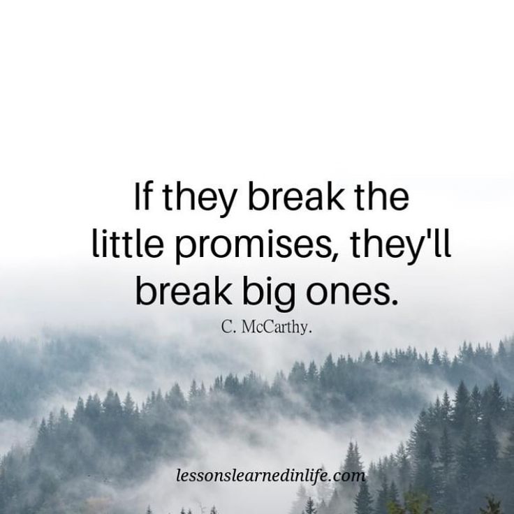 the quote if they break the little proms, they'll break big ones