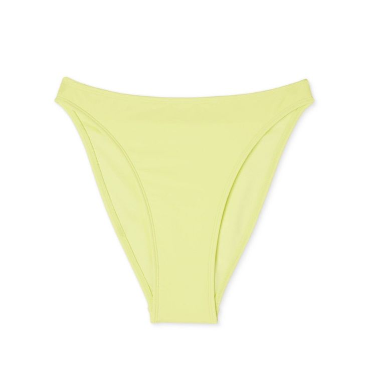 Cheeky bikini bottom from Wild Fable™ in a solid color. Tailored in a mid-rise, extra high-leg silhouette. Soft and stretchy material with elastic at leg openings for flexible movement in and out of the water. Pull-on style for easy slip-on and off. Wild Fable™: A look for every story. If you’re not satisfied with any Target Owned Brand item, return it within one year with a receipt for an exchange or a refund. Solid High Waist Stretch Swimwear, Solid High Waist Seamless Swimwear, Solid Color High Waist Seamless Swimwear, Solid Color High-cut Leg Smoothing Bottoms, Solid High-waist Seamless Swimwear, Solid High-cut Leg Smoothing Bottoms, Solid Smoothing High-cut Leg Bottoms, Solid Swimwear With Wide Waistband And Stretch, Solid High-cut Leg Bottoms For Beach Season