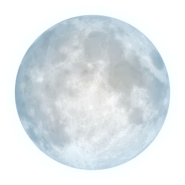 the full moon is shown on a white background