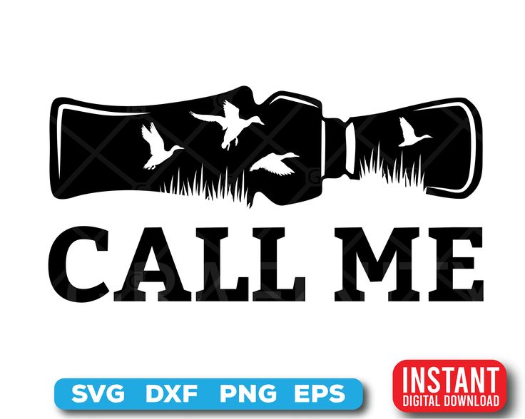 call me svg dxf eps png example for cutting files and silhouettes