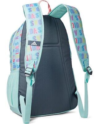 NWT Adidas Foundation 6 Unisex OSFA 15" Laptop Backpack, Flash Aqua/Pink Spark | eBay Adidas Sports Bag In Pink, Adidas Blue Backpack, Adidas Pink Backpack For Daily Use, Pink Adidas Backpack For Daily Use, Pink Adidas Travel Backpack, Blue Adidas School Bags, Adidas Blue School Bags, Functional Blue Adidas Bags, Adidas Casual Blue Bags