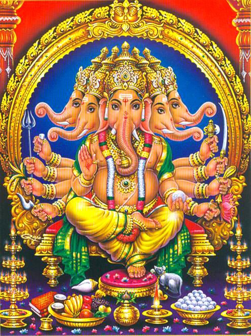 an image of the god ganesha