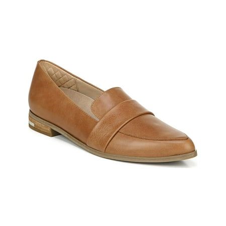 Manufacturer: Dr. Scholl's Shoes Size Origin: US Style Type: Loafers Collection: Dr. Scholl's Shoes Closure: Material: Leather/ Man Made Fabric Type: Leather Sku: BH5175773 Size: 6.  Color: Brown.  Gender: female.  Age Group: adult. Spring Synthetic Slip-ons For Workwear, Workwear Faux Leather Slip-ons With Flat Heel, Fall Synthetic Slip-ons For Office, Spring Synthetic Slip-ons For Business Casual, Spring Synthetic Loafers For Business Casual, Fall Office Slip-ons In Synthetic Material, Spring Flat Faux Leather Slip-ons, Fall Workwear Synthetic Slip-ons, Slip-on Synthetic Flats For Work