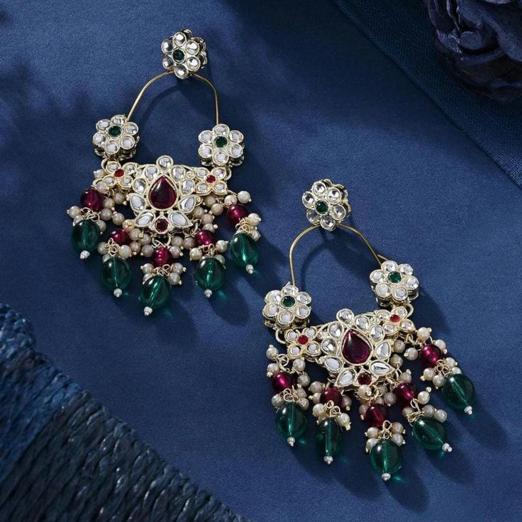 25%BULK ORDER DISCOUNT Coupon Code=SAVE25PERCENT 25% off when you buy 3 items https://www.etsy.com/shop/indianjewelrysets/?etsrc=sdt&coupon=SAVE25PERCENT Green & Rani Pink Kundan Beads Dangle Earring For Women,Jhumki Earrings,Indian Traditional Jewelry Earrings,Jhumka ChandBali Earrings Set SHIPPING l be dispatched within 1-3 business day after the payment is clear. Items will arrive in 18-20 business days. The arrival time depends on some factors and different areas: We only ship to the confirm Luxury Hand-set Chandbali Jewelry, Festive Fusion Style Dangle Danglers, Festive Fusion Dangle Danglers, Diwali Fusion Style Dangle Danglers, Bollywood Chandbalis With Dangling Beads For Diwali, Bollywood Style Chandbalis With Dangling Beads For Diwali, Fusion Style Danglers For Diwali, Festive Kundan Earrings With Dangling Beads, Kundan Earrings With Dangling Beads For Festive Occasions