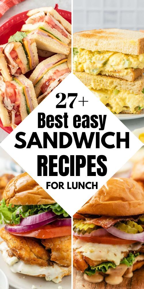 the best sandwich recipes for lunch