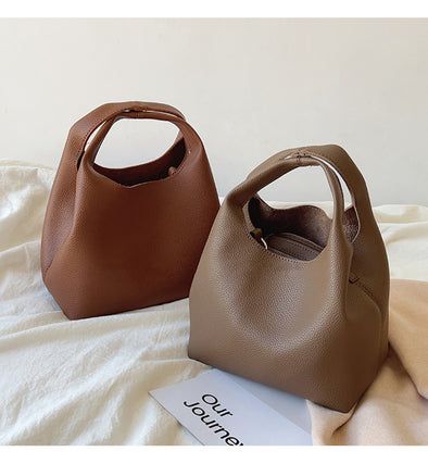 Elena Handbags Soft Leather Bucket Shoulder Bag Minimal Bags, My Style Bags, Collection Ideas, Soft Leather Handbags, Basic Fashion, Everyday Handbag, Soft Leather Bag, Pu Leather Bag, Mini Bucket Bags