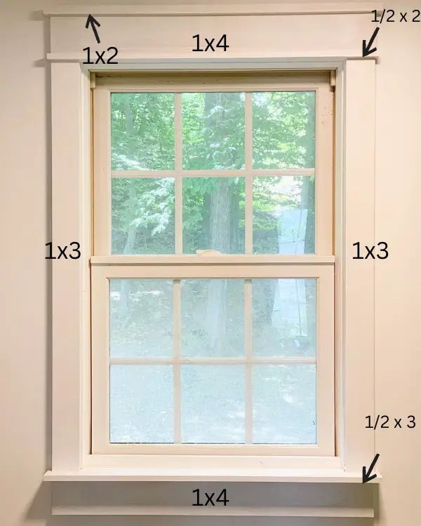 a window with measurements for the width of it and how to measure it in order