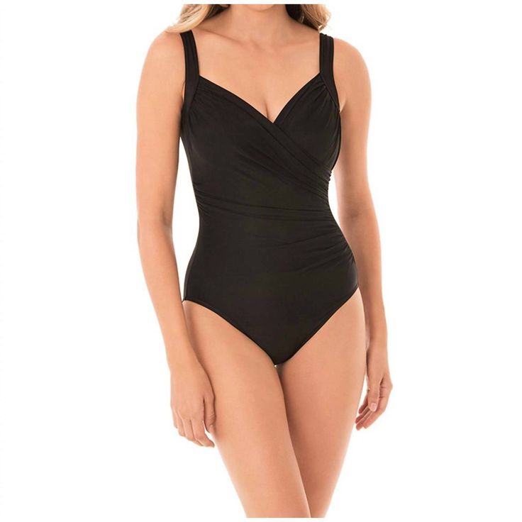 Thanks For Checking Out Our Fabulous Posh Closet!! All Of Our Items Are New With Tags! Never Worn Or Used <3 - Composition: Body: 69% Nylon 31% Spandex. Drape: 82% Nylon 18% Spandex - Description: Designed To Perfection And Fit To Flatter. You Are Going To Love This One Piece Swimsuit. This Swimsuit Is Made Of A Miratex Fabric Provides Allover Body Control, Shapes And Slims, Underwire, Adjustable Straps, Cleverly Draped Fabric Conceals Tummy. Body: 69% Nylon 31% Spandex. Drape: 82% Nylon 18% Spa Classic Fitted Lined Swimwear, Elegant Black Swimwear For The Pool, Elegant Black Swimwear With Built-in Bra, Classic Black Lined Swimwear, Classic Lined Swimwear, Fitted Sleeveless Classic Swimwear, Classic Fitted Sleeveless Swimwear, Elegant Swimwear With Built-in Bra For Pool, Elegant Sleeveless Lined Swimwear