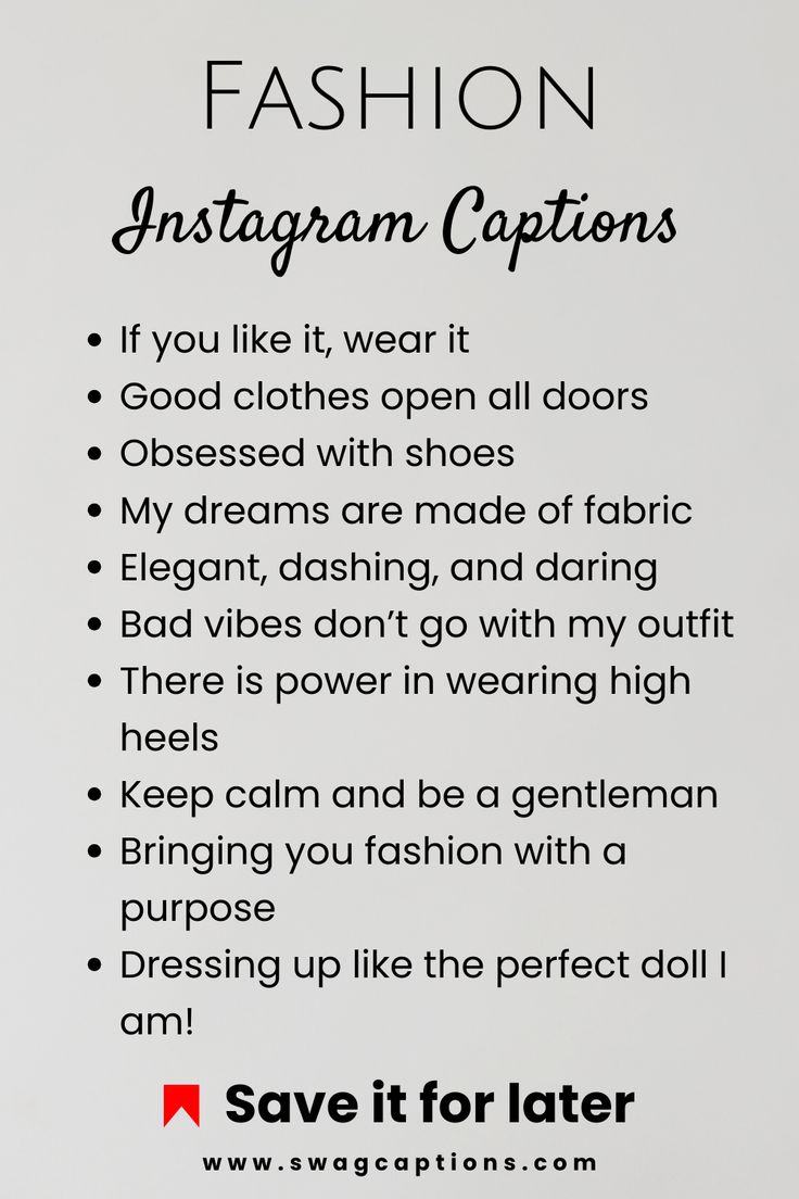 the instructions for how to wear an instagramm caption in black and white