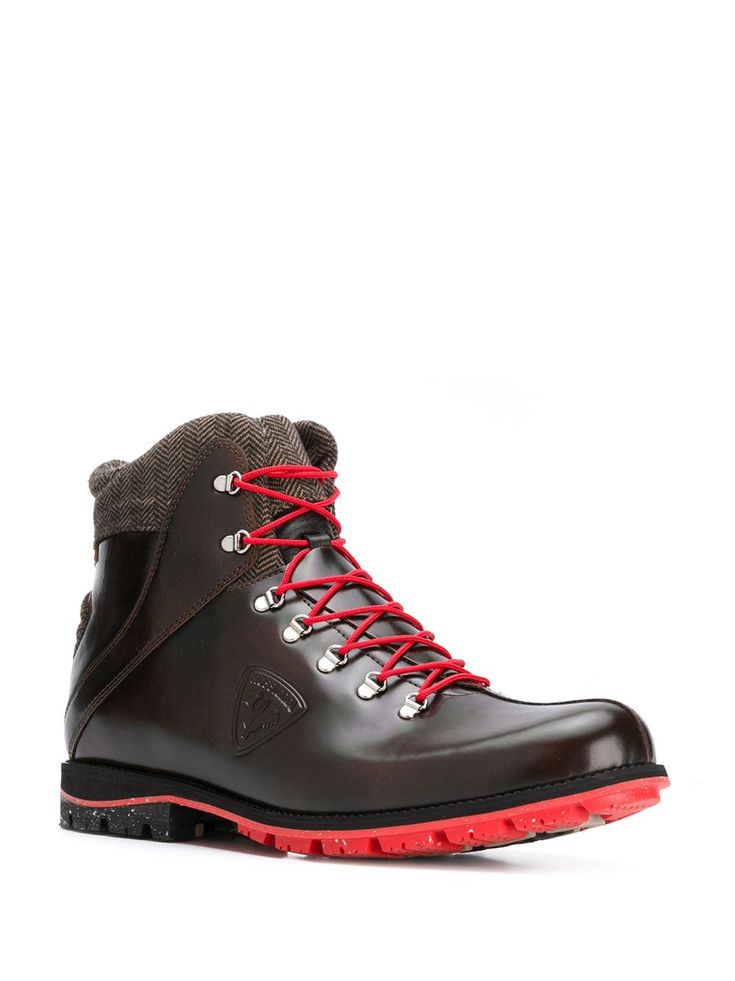 Rossignol 1907 Chamonix Boots | Farfetch.com Journey Boots, Knee High Sneakers, Mens Designer Boots, Gore Tex Boots, Ankle Boots Brown, Leather Hiking Boots, Black Rain Boots, Desert Boot, Suede Chelsea Boots