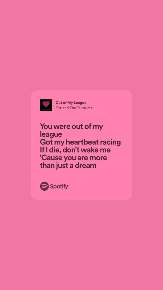 a pink background with the words you were out of my heart