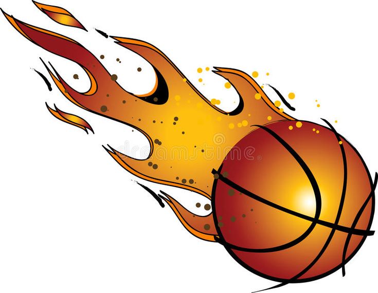 Flaming Basketball...Vector / Clip Art stock illustration Basketball On Fire, Basketball Canvas Art, Flaming Basketball, Basketball Vector, Basketball Cartoon, Fire Illustration, Basketball Tattoos, Basketball Drawings, Basketball Clipart