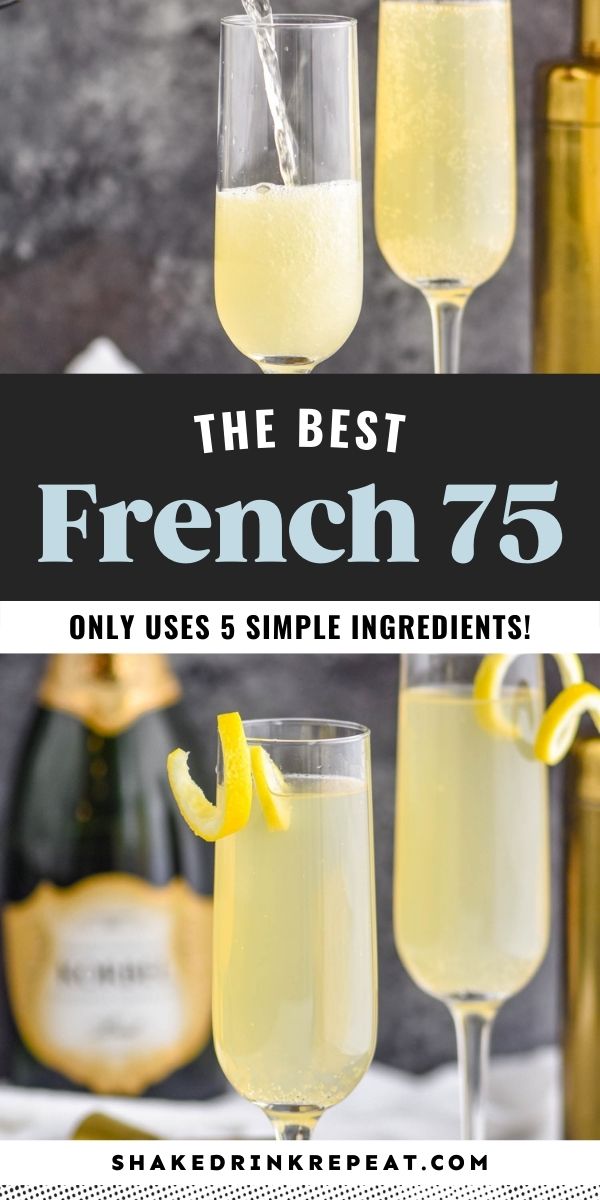 the best french 75 only uses 5 simple ingredients