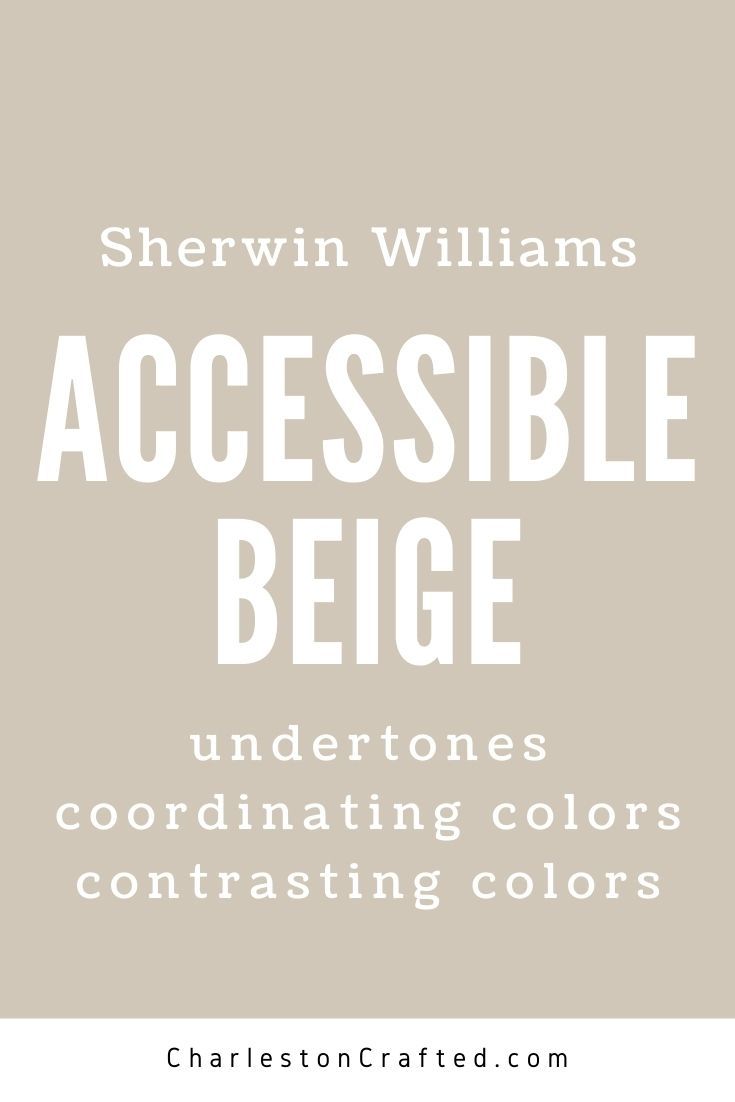 the words accessible being are in white on a beige background with black and white lettering