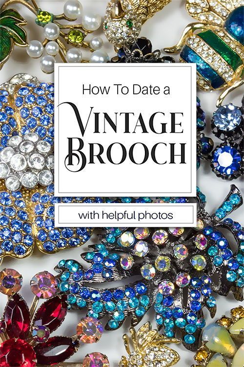 Need to know if a brooch is old? Here's 5 helpful tips with pics from the Jewelry Muse. (Hint: Look at the clasp first!) Repurposed Brooches Ideas, Brooch Craft Ideas, Upcycle Brooches, What To Do With Old Broches, Brooch Ideas How To Wear A, Vintage Jewelry Box Antiques, Vintage Brooches Repurposed, How To Style Brooches, How To Wear A Brooch Ideas