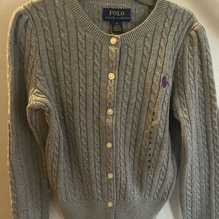 Brand New, Never Been Worn Ralph Lauren Sweater Outfit, Lauren Gray, Knick Knack, Polo Sweater, Cable Knit Cardigan, Ralph Lauren Sweater, Ralph Lauren Polo, Ralph Lauren Shirt, Kids Shirts