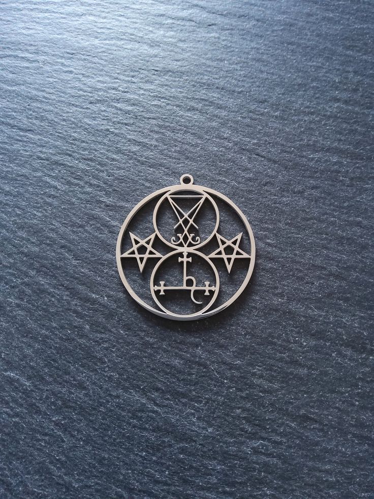 Stainless Steel laser cut Sigil of Lucifer & Lilith pendants. Size: 38x35mm Thickness: 1mm Hole: 2mm Quantity: 1 or 5 Pendants per pack Laser Cut Metal Jewelry Gift, Lucifer Lilith, Lilith Sigil, Sigil Of Lucifer, Laser Cut, Piercings, Etsy Accessories, Accessory Gift, Gift Card