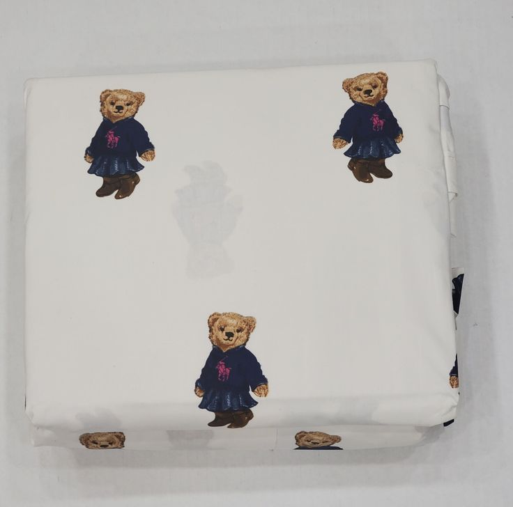 Polo Ralph Lauren Bed Sheets - Unique Style Ralph Lauren Bear Wallpaper, Ralph Lauren Romance Bear, Polo Bear Ralph Lauren Logo Striped, Lauren Aesthetic, Ralph Lauren Aesthetic, Polo Bear By Ralph Lauren, Ralph Lauren Polo Bear Sweatshirt, Jeans Tank Top, Queen Sheets