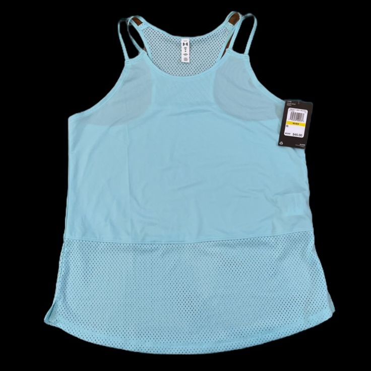 Brand New Under Armour Tank! In Perfect Condition, New With Tags. Women’s Size Medium Light Blue Athleisure Tops For Summer, Blue Athleisure Tops For Summer, Light Blue Casual Summer Activewear, Casual Light Blue Summer Activewear, Blue Tank Top For Gym And Summer, Blue Tank Top For Gym In Summer, Blue Summer Tank Top For Gym, Blue Athleisure Tops For Spring, Casual Under Armour Top For Workout