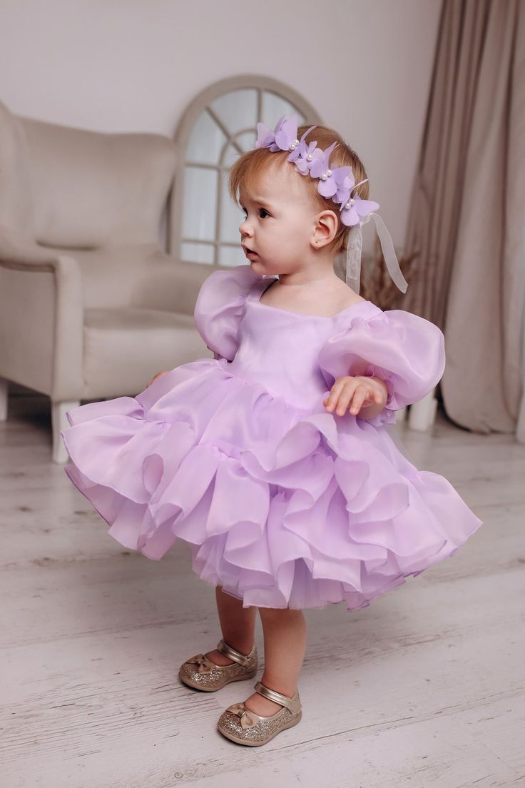 This Girls Dresses item is sold by LilylandUAStore. Ships from Ukraine. Listed on Feb 23, 2023 Easter Birthday Princess Dress With Ruffles, Easter Birthday Dress With Ruffles, Easter Princess Dress With Ruffles For Party, Spring Princess Dress With Ruffles For First Birthday, Purple Princess Dress For Baptism In Spring, Easter Party Princess Dress With Ruffles, Princess Style Easter Dresses With Ruffles, Easter Party Tutu Dress With Ruffles, Princess Style Organza Tutu Dress For Baptism