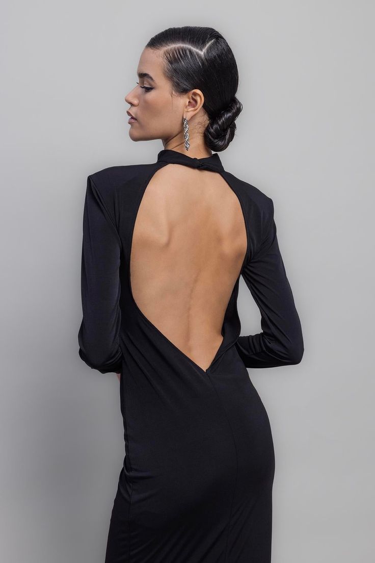 SKU:BSL19559 V-neck Backless Dress With Cutout Back For Party, Elegant Bodycon Backless Dress For Club, Chic Dress With Low Back And Back Zipper, Backless Mini Dress With Cutout Back For Party, V-neck Mini Dress With Cutout Back For Evening, Backless Bodycon Evening Dress, Elegant Stretch Backless Dress For Club, Mini Length Backless Dress For Evening Party, Party Mini Dress With Cutout Backless Design