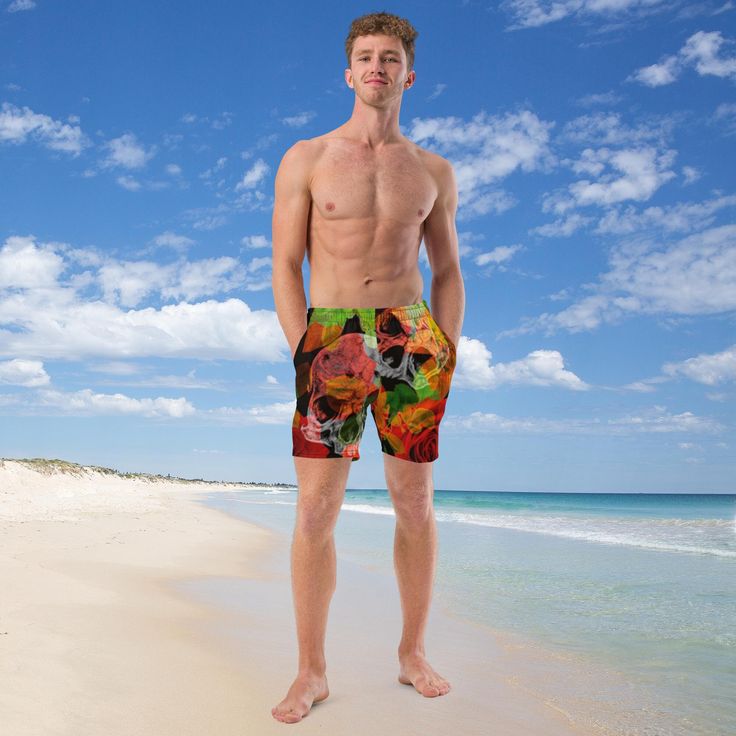 These swim trunks have everything you need for a hot summer day--they're quick-drying and breathable, have multiple pockets for your belongings, and feature a silky, anti-chafe inner liner. Get yours now! * Fabric composition: (may vary by 5%) 91% recycled polyester, 9% spandex * Liner composition: 92% polyester, 8% spandex * Fabric weight (may vary by 5 5.13 oz/yd² (174 g/m²)  * Four-way stretch water-repellent microfiber fabric * Anti-chafe mesh inner liner * Elastic waistband with drawcord * Anti Chafing, Mens Swim Trunks, Man Swimming, Spandex Fabric, Swim Trunks, Hot Summer, Summer Days, Water Repellent, Fabric Weights