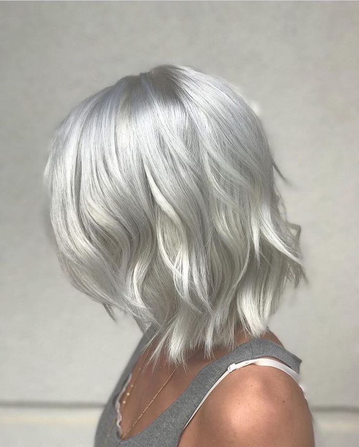 Grey Hair Color Silver, Ice Blonde Hair, Silver White Hair, Grey Blonde Hair, Granny Hair, Short White Hair, Icy Blonde Hair, Silver Blonde Hair, Silver Highlights