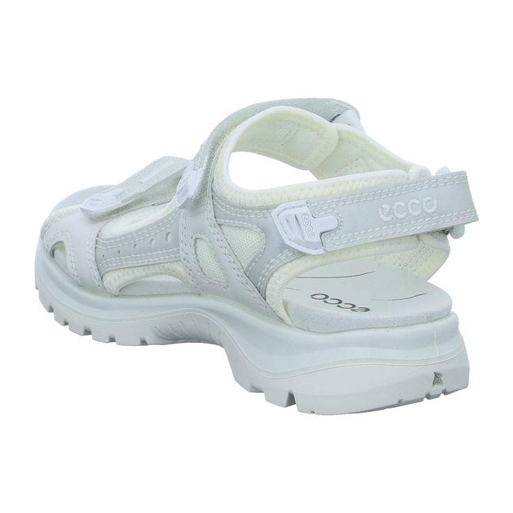 Step into comfort and style with the Ecco Offroad Women's White Sandals. Specifically designed for young adults who love outdoor activities, these sandals feature a robust build and a sleek white finish, making them perfect for both your adventurous trips and casual outings. Enjoy superior support and long-lasting durability with Ecco's signature comfort technology – ideal for keeping up with your dynamic lifestyle. Don't let your footwear hold you back, choose the Ecco Offroad Sandals for style Comfortable White Slip-on Sandals, Casual White Slip-on Sport Sandals, White Closed Toe Sport Sandals For Summer, Functional Breathable Slip-on Sandals, White Non-slip Casual Sport Sandals, Casual White Non-slip Sport Sandals, Functional Closed Toe Sport Sandals For Summer, Breathable Round Toe Sandals For Walking, White Non-slip Sport Sandals For Summer