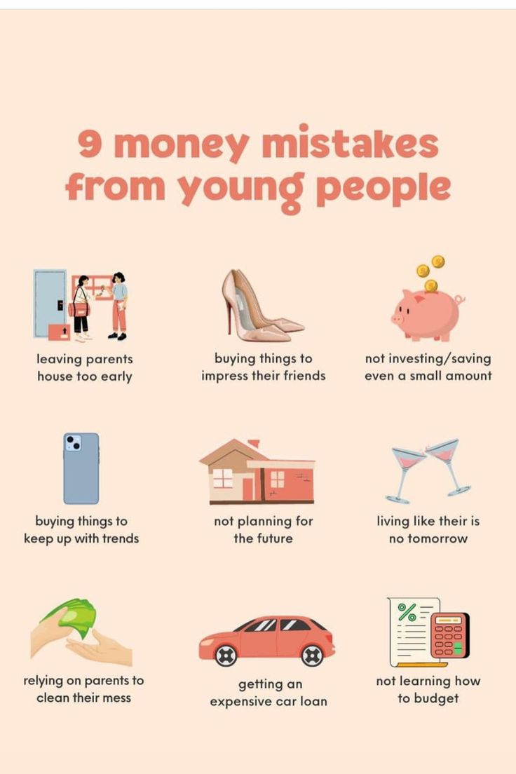 money mistakes Dorm List, Money Management Activities, Financial Literacy Lessons, Adulting 101, Financial Mistakes, Money Saving Methods, Digital Money, Fitness Coaching, Money Budget