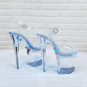 Shop Women's Pleaser White Size Various Heels at a discounted price at Poshmark. Description: 8" Heel, 4" Clear Platform USB Chargeable LED Light-Up Ankle Strap Sandal w/ Multi Color Disco Lighting Effects in Various Patterns/Settings New in Box. Sold by twfshoes. Fast delivery, full service customer support. Pleasers Heels Aesthetic, Pleaser Heels Aesthetic, Clear Pleaser Heels, Pink Pleaser Heels, Pleaser Heels, Disco Lights, Ankle Strap Sandals, Ankle Strap, Light Up