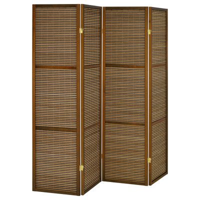 Enhance your space with this four-panel privacy screen, designed to offer both style and functionality. The FSC-certified solid pine wood frame ensures an eco-friendly choice, while the bamboo panels bring a natural, textured look to any room. Perfect shoji folding screen, this divider adds a sense of separation without sacrificing design. Its lightweight, foldable construction allows for easy repositioning wherever you need it. This bamboo room divider effortlessly blends form and function, cre Room Divider Folding, Bamboo Room Divider, Bamboo Panels, Folding Screen, Bathroom Refresh, Privacy Screen, Game Room Furniture, Lighting Sale, Outdoor Shade