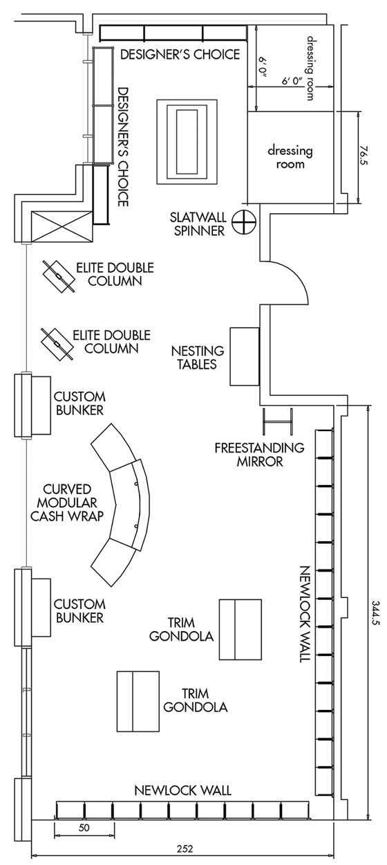 the floor plan for an office