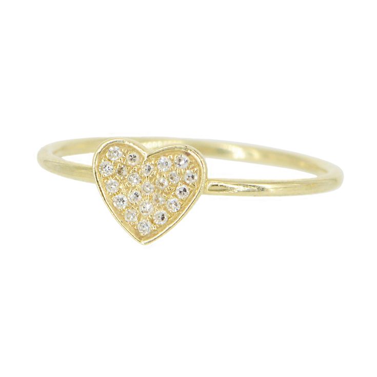 Fun everyday heart ring in diamonds in 14k yellow gold. Try pairing this ring with some of our other fine or bridge rings. Diamonds (0.07ct) 14k yellow gold Heart is 6.2x7mm Size 7 Please allow up to 6 week for production. Please send us an email if you would like to order this ring in another size. Apply Perfume, How To Clean Silver, Gold Heart Ring, Diamond Heart Ring, Professional Jewelry, Labradorite Ring, Gold Heart, Heart Of Gold, Cleaning Jewelry