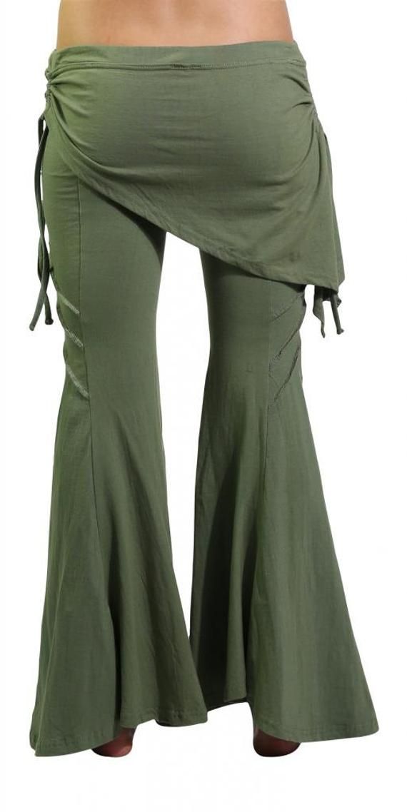 "We believe in facilitating creative movement. Our funky skirt pant is made with dancers in mind, fitted through the thigh then flares out at knee. Asymmetrical skirt can be ruched on both sides or left long. Intended to be worn low on the hip, take note of inseam length. Approximate measurements S: Inseam: 28\", Length: 36\", Low Waist: 29-32\" M: Inseam: 28\", Length: 37\", Low Waist: 31-34\" L: Inseam: 29\", Length: 38\", Low Waist: 34-38\" XL: Inseam: 30\", Length: 40\", Low Waist: 36-40\" C Ego Clothing, African Print Pants, Creative Movement, Dystopian Fashion, Skirt Pant, Dance Pants, Black Femininity, Stretchy Pants, Womens Pants