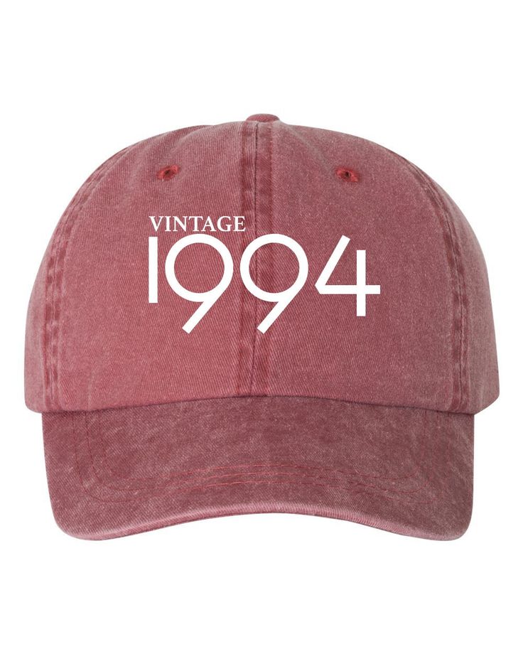 "Vintage 1994 Retro - Dad Hat  Perfect For The Dirty Thirty! Also Available In Different Colors!  HAT BRAND & MATERIAL: Mega Cap - Pigment Dyed Cotton Twill Cap - 7601A - 100% cotton pigment dyed twill - Unstructured, six-panel, low profile - Self-fabric sweatband and six sewn eyelets - Self-fabric strap with brass snap buckle and sewn grommet - Adult Sizing: 6 5/8\" - 7 3/8\" - Design is printed with premium vinyl Any questions, please message us before placing your order and we would be more than glad to assist you! All products are made to order in our production warehouse in Long Beach, California We always choose the best brands and materials so that you will always receive top quality products. Thank you for shopping with us! - AmeriTrendsHoliday." 50th Bday, Blank Hats, 30th Bday, Gray Cap, Bday Gift, Fabric Strap, Birthday Hat, Cool Hats, Anniversary Gift For Her