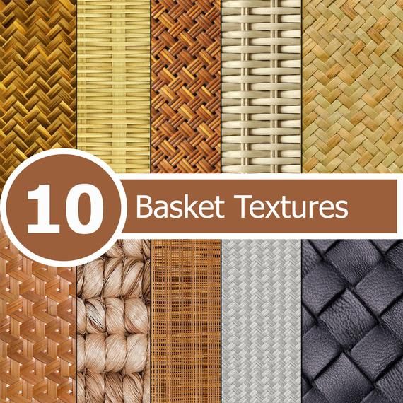 10 basket textures for photoshopped