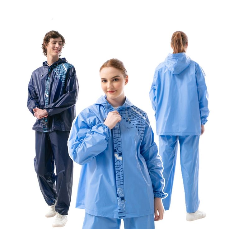 IMPORTANT: PLEASE READ BELOW BEFORE ORDERING Size details Chest circumference: 125 cm Body length: 73 cm Hand length: 80cm Waist Circumference: 117cm Pants length: 105cm This PVC vinyl raincoat comes in dark blue and light blue, has a built-in hood and elastic sleeves. This coat has a zipper closure on the shirt side. This unisex raincoat is suitable for storing in your car, motorbike and bag when it suddenly rains. The jacket folds well to fit into your suitcase or backpack. Practical raincoat Waterproof Long Sleeve Raincoat For Rainy Season, Windproof Raincoat For Rainy Season, Windproof Waterproof Raincoat For Rainy Season, Rainy Season Windbreaker With Pockets, Waterproof Hooded Raincoat For Rainy Season, Raincoat With Pockets For Rainy Season, Waterproof Raincoat For Rainy Season Outdoor Use, Outdoor Raincoat With Pockets For Rainy Season, Rainy Season Outdoor Raincoat With Pockets