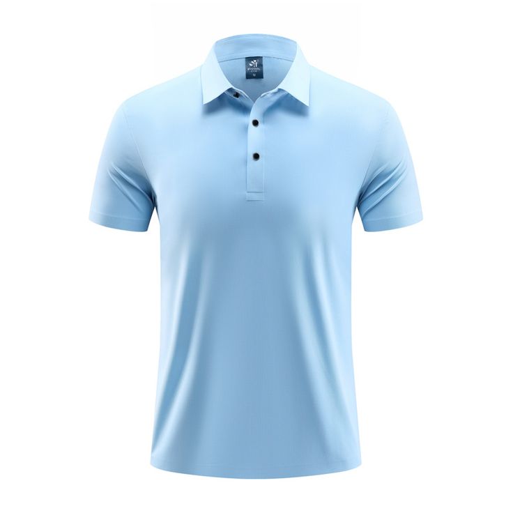 Business Cool Quick Dry Lapel Polo Shirt
Size Chat： Blue Casual Collared Polo Shirt, Blue Casual Polo Shirt, Blue Short Sleeve Golf T-shirt, Classic Light Blue Polo Collar Top, Collared Tops For Golf, Classic Blue Golf Shirt, Blue Polo Collar Top For Golf, Blue Collared Golf Shirt, Casual Blue T-shirt For Golf