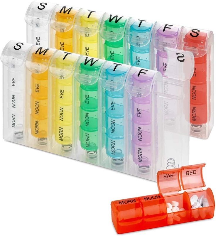 Organize Plastic Containers, Daily Pill Organizer, Pill Reminder, Pill Box Organizer, Medical Store, Weekly Pill Organizer, Medication Organization, Watermelon Glow, Pill Dispenser