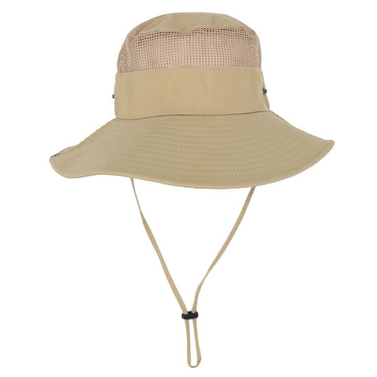 Weather the outdoors with this breathable Boonie. Its mesh crown and drawstring adjuster provides breathability and comfort. Its material and shape make it perfectly packable for easy on the go storage. For more ways to wear simply adjust the chin cord and snap the brim into place. Whether you are on the water fishing or simply spending time in the basking sun this hat is the perfect companion for you. Made of 100% Polyester Hurley Hats, New Era Beanie, Hunter Logo, Nfl Hats, Gray Cap, Western Cowboy Hats, Black Snapback, Brown Hats, Collections Etc