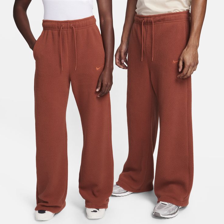 Keep your look elevated when temperatures drop. With added length and extra-plush high-loft fleece, these pants are loungewear you'll want to wear everywhere. Nike Comfortable Joggers For Loungewear, Relaxed Fit Nike Joggers For Loungewear, Comfortable Nike Sweatpants, Nike Sweatpants With Comfort Waistband For Leisure, Nike Leisure Sweatpants With Comfort Waistband, Nike Pants With Comfort Waistband, Nike Comfortable Pants With Comfort Waistband, Nike Casual Sweatpants For Loungewear, Nike Comfortable Relaxed Fit Pants