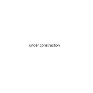 the words under construction written in black on a white background